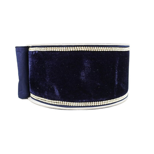 RIBBON ROYAL DIAMONDS 4X10YDS NAVY