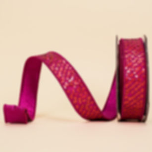 RIBBON 1" X 10YDS SEQUIN FLASH HOT PINK