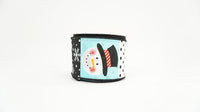 SNOWMAN FACE,POLKA DOTS AND SNOWFLAKES 2.5X10 MULTI