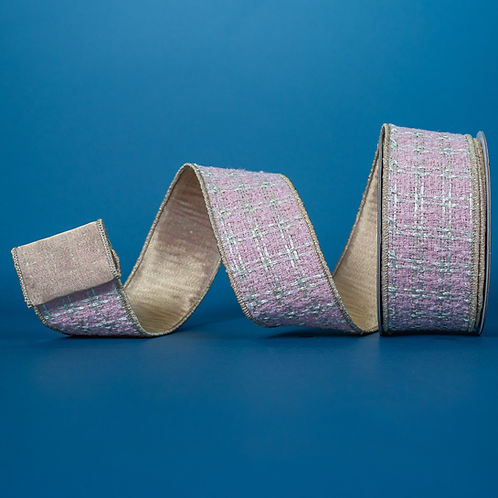 RIBBON TRES CHIC PINK AND GOLD ( 2 SIZES )