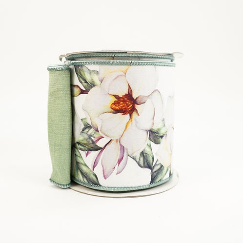 RIBBONYD 4X10YDS WATERCOLOR MAGNOLIA