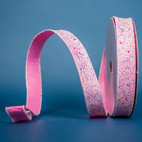 RIBBON FAIRY DUST PINK ( 3 SIZES )
