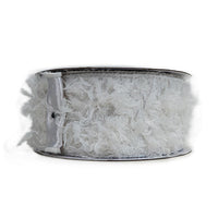 RIBBON FURRY WHITE ( 3 SIZES)