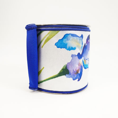 RIBBON 4X10YDS VIBRANT IRIS BLUE