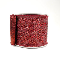 RIBBON VICTORIAN JEWEL RUBY 3.5X5YDS