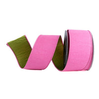 RIBBON SPRING GREENERY PINK ( 2 SIZES )