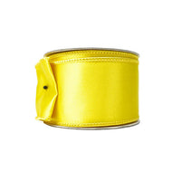 RIBBON SILKY SATIN YELLOW (2 SIZES)
