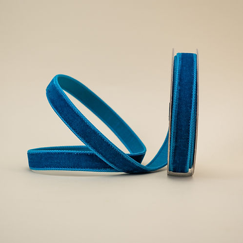 RIBBON VELVET TURQUOISE ( 3 SIZES )