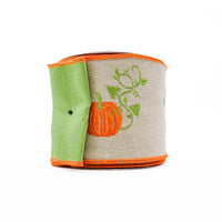 RIBBON PUMPKIN VINE 4X10YDS NATURAL