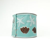 RIBBON OCEAN REALM 4X10YDS AQUA