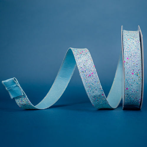 RIBBON FAIRY DUST LIGHT BLUE ( 3 SIZES )