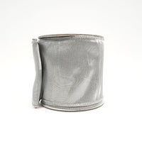 RIBBON DOUBLE SHEER 4X10YDS SILVER