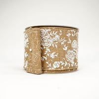 RIBBON 2.5X10YDS MINI ROSE NATURAL