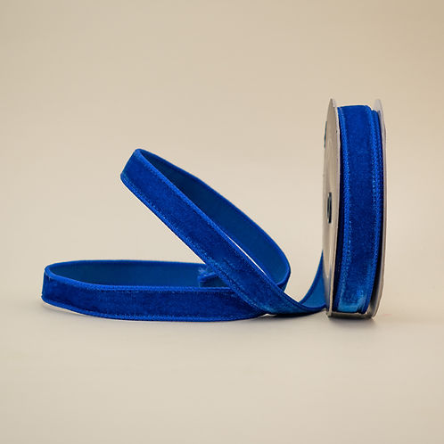 RIBBON VELVET ROYAL BLUE ( 3 SIZES )