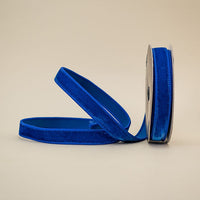 RIBBON VELVET ROYAL BLUE ( 3 SIZES )