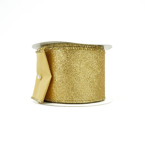 RIBBON 2.5" X 10YDS SHIMMER GLITTER ( 3 COLORS )