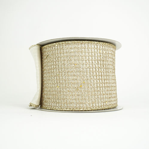 RIBBON GLITZ NET IVORY (2 SIZES)