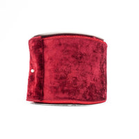 RIBBON VELVET ON VELVET 4X10YDS RUBY
