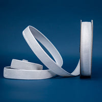 RIBBON VELVET WHITE ( 2 SIZES )