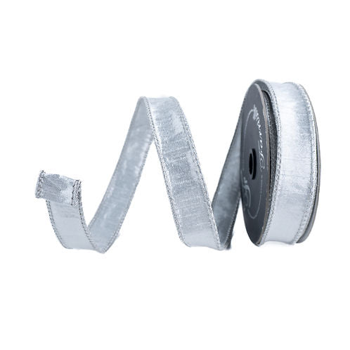 RIBBON LUSTER SILVER ( 2 SIZES )