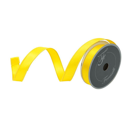 RIBBON SATIN YELLOW ( 2 SIZES )