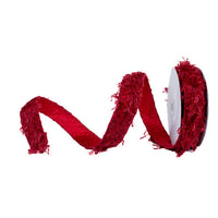 RIBBON FURRY BURGUNDY ( 2 SIZES )