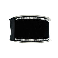 RIBBON VELVET SPARKLE WITH BLACK (2 SIZES)