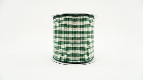 RIBBON COUNTRY PLAID 4X10 GREEN
