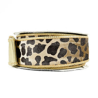 RIBBON JUNGLE PRINT 1.5X10YDS GOLD AND BLACK