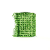 RIBBON TINSEL MESH WITH 4.25X10YDS (4 COLORS)