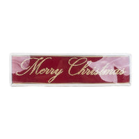 RIBBON VELVET MERRY CHRISTMAS ( 2 SIZES )