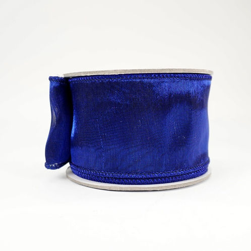 RIBBON DOUBLE SHEER ROYAL BLUE 2.5X10YDS
