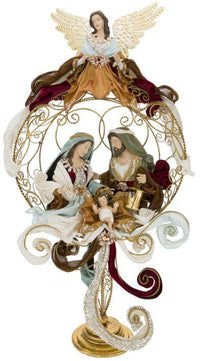 Grand Angelic Pedestal Nativity - 51 Inches