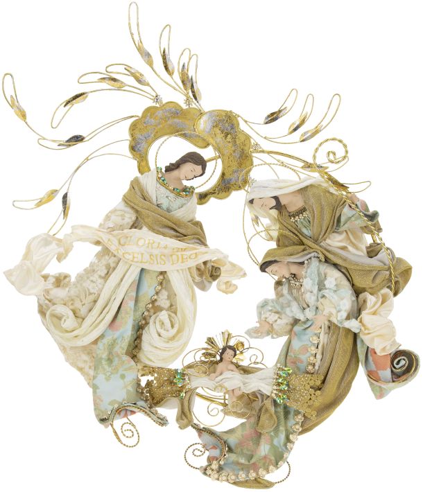 Holy Family Wreath - 28 Inches