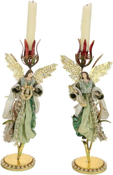 Guardian Angel Candle Holder, Assortment of 2 - 19 Inches