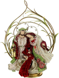 Holy Family with Creche - 29 Inches