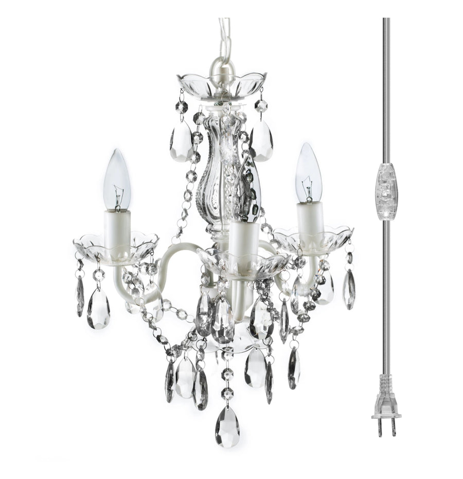 Melody 3 Light Crystal Chandelier