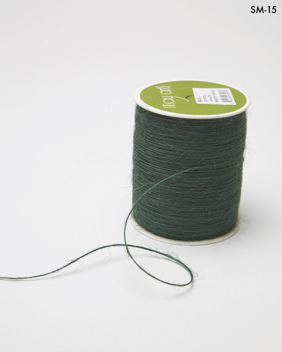 1 Millimeter 100% Jute Burlap String Cord Ribbon – SM-15 Green