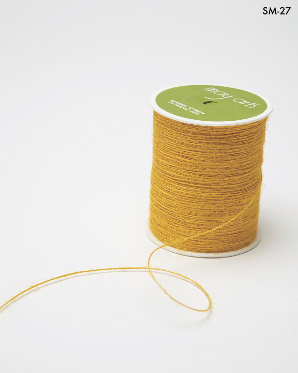 1 Millimeter 100% Jute Burlap String Cord Ribbon – SM-27 Yellow