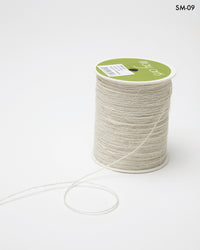 1 Millimeter 100% Jute Burlap String Cord Ribbon – SM-09 Ivory