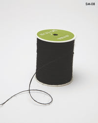 1 Millimeter 100% Jute Burlap String Cord Ribbon – SM-08 Black