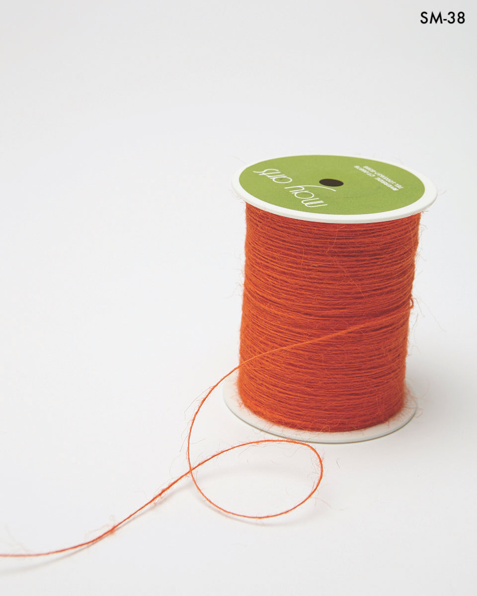1 Millimeter 100% Jute Burlap String Cord Ribbon – SM-38 Orange