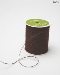 1 Millimeter 100% Jute Burlap String Cord Ribbon – SM-33 Brown