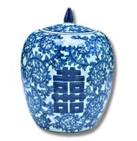 Janelle Double Happiness Porcelain Jar