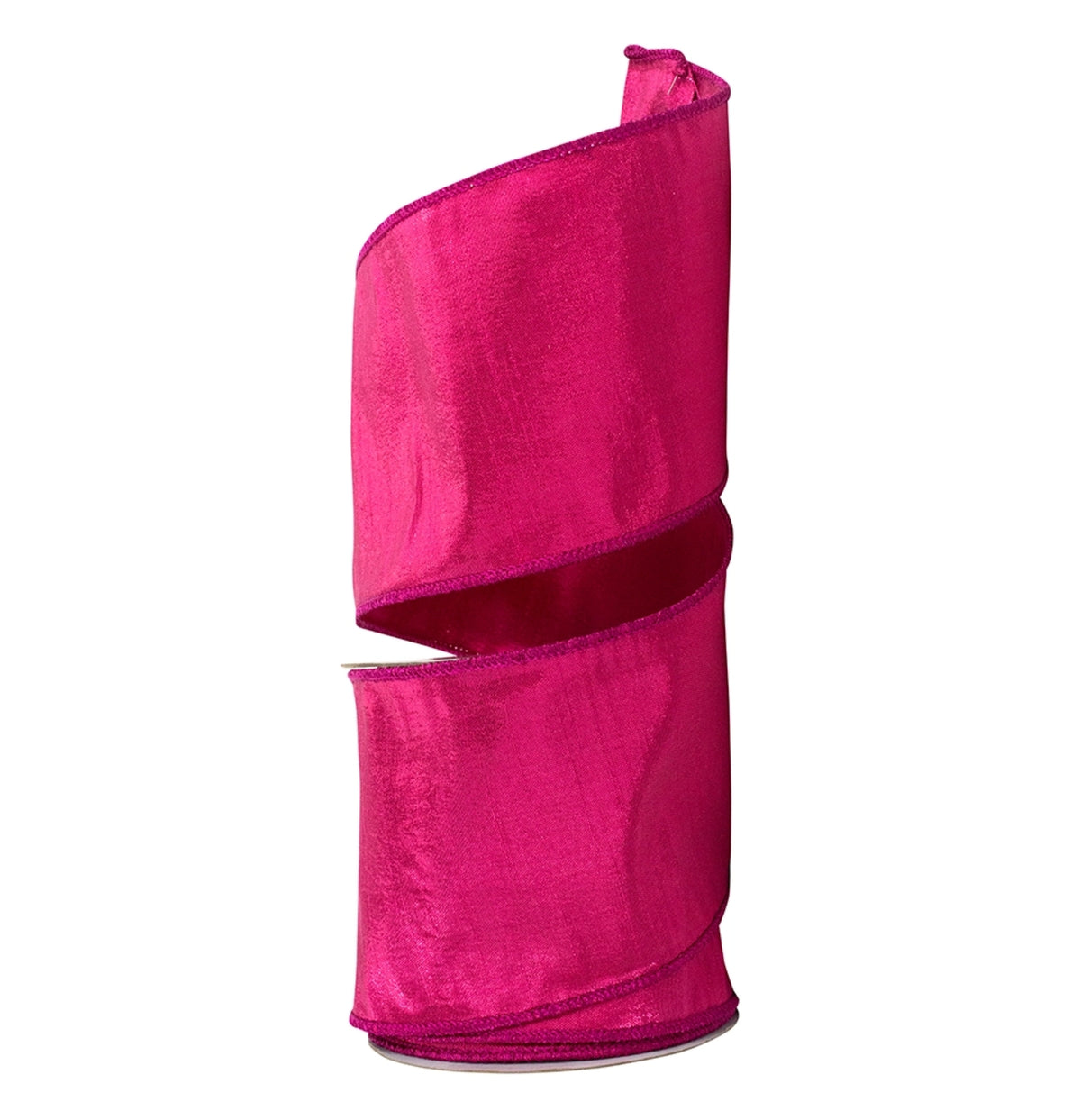 Vivi Fuschia Dupioni Ribbon 4"