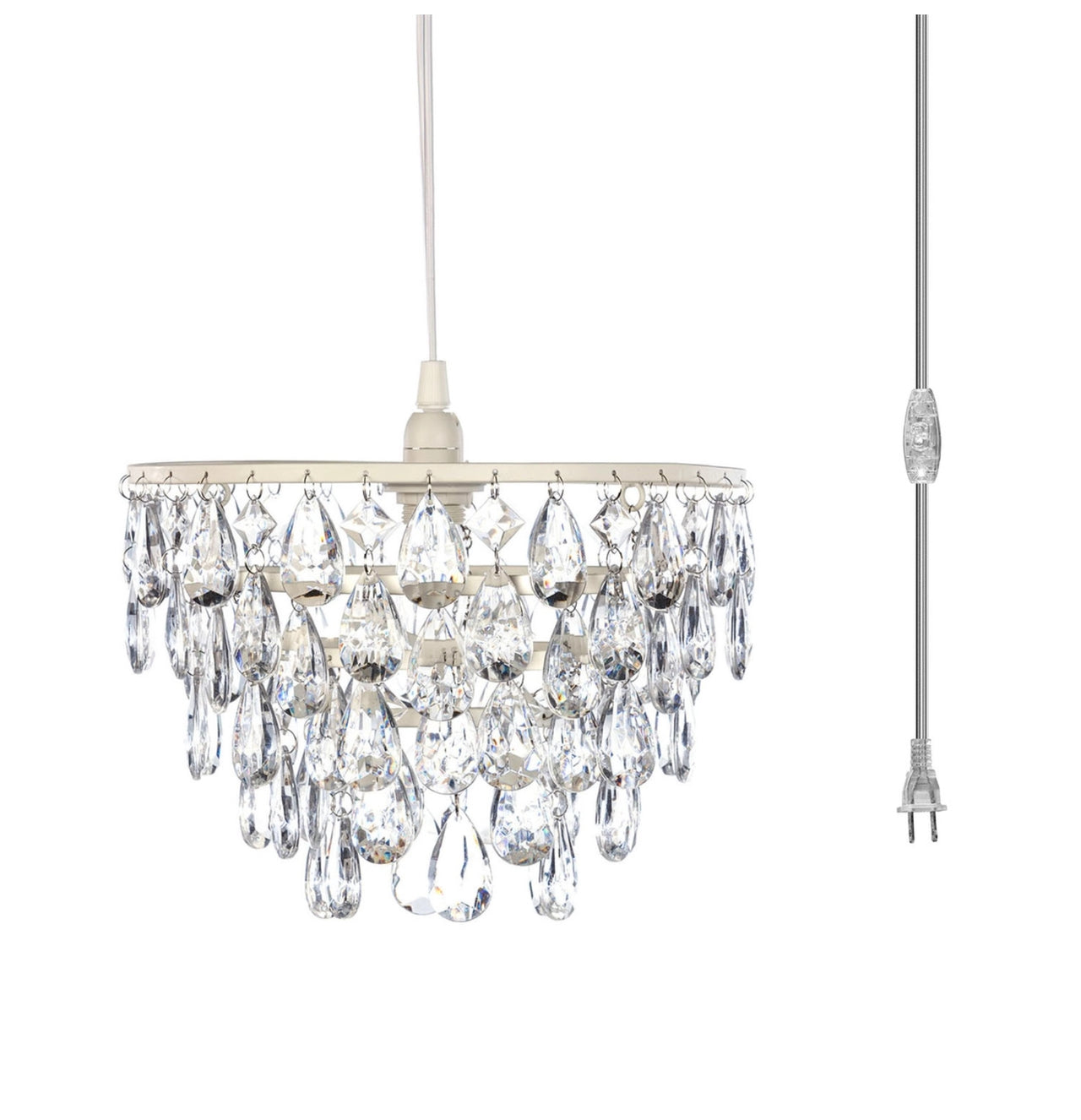 Adira 1 Light Crystal Chandelier