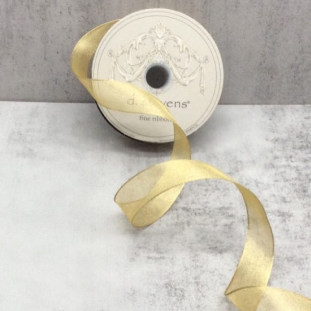 Metallic Mesh Gold Ribbon 8 Inch by 25 Yards