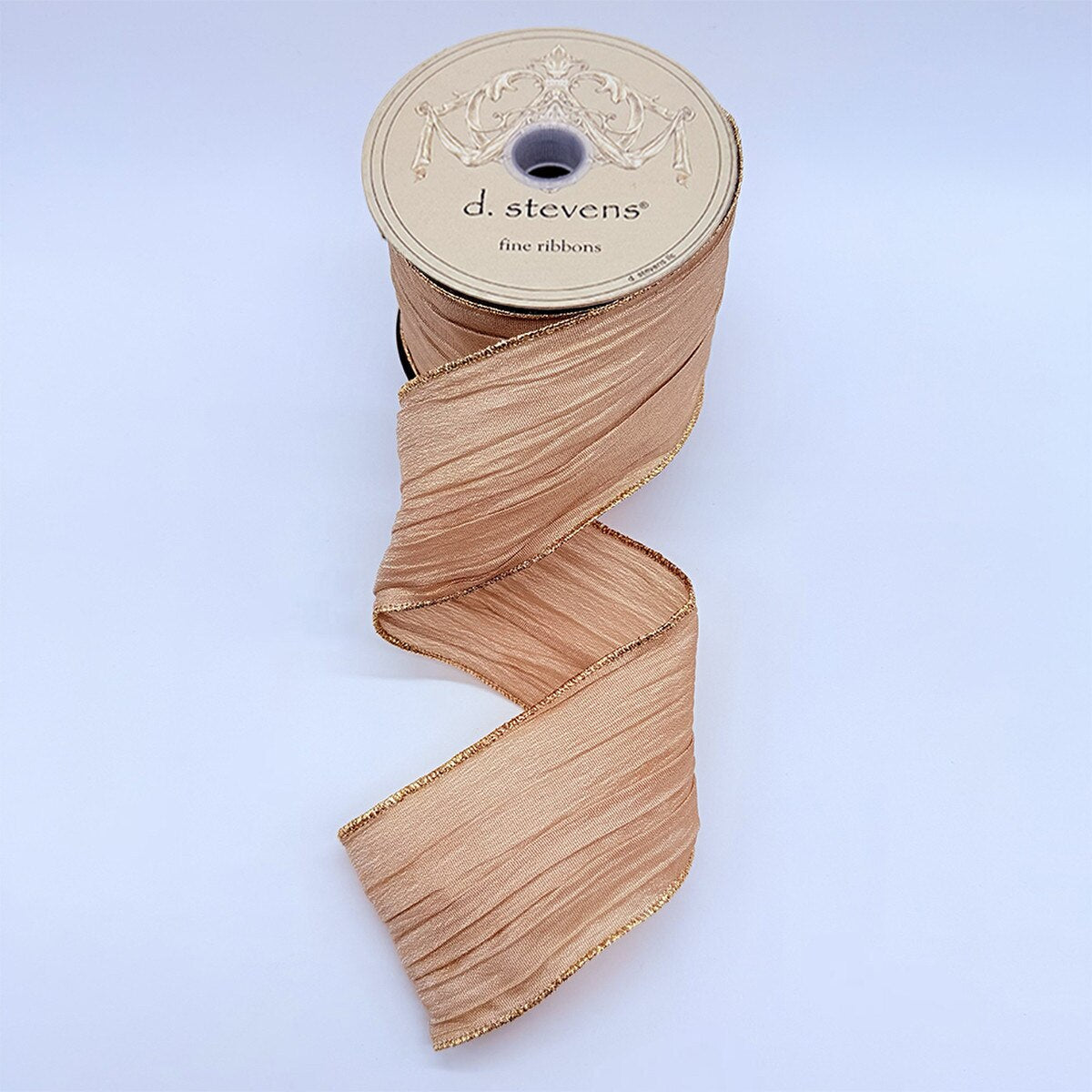Crinkle Gauze Ribbon 2.5 Inch Cream 10 Yards