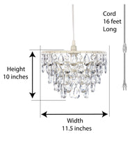 Adira 1 Light Crystal Chandelier