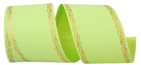 Citrus 3 Inch Matte Printer Ribbon Scroll Edge for Bows